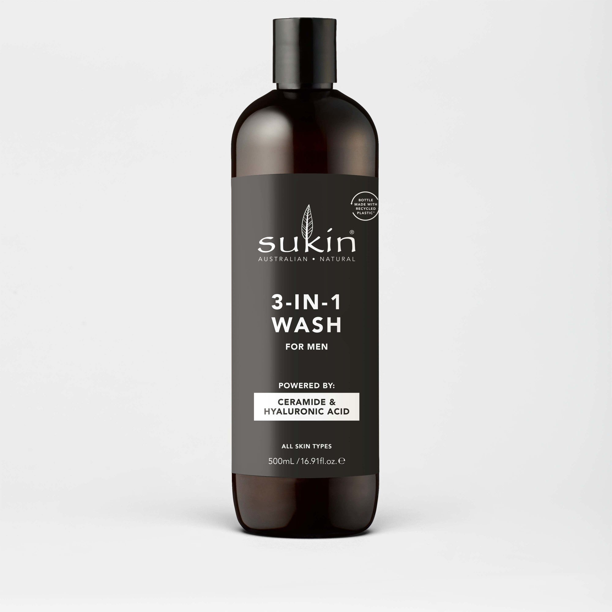 Sukin 3-in-1 Body Wash for Men 500ml
