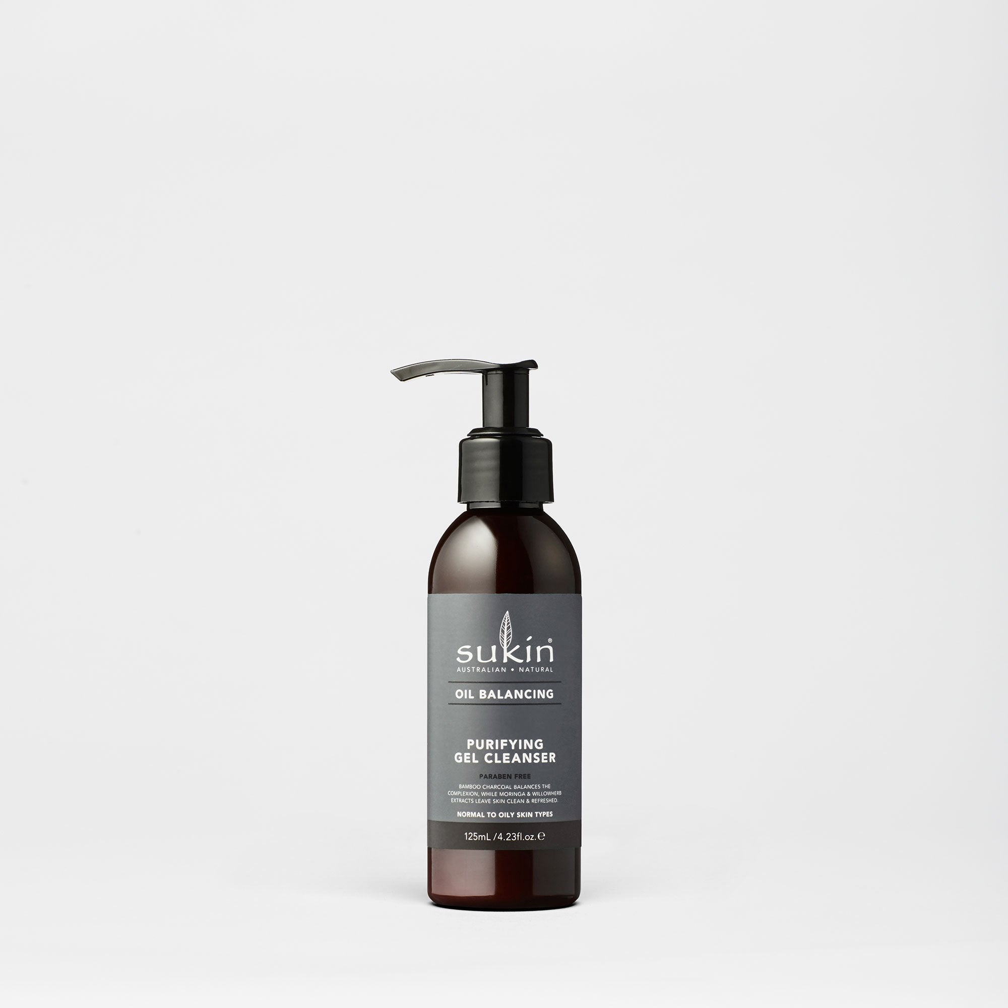 Purifying Gel Cleanser | Oil Balancing 125ml - Sukin