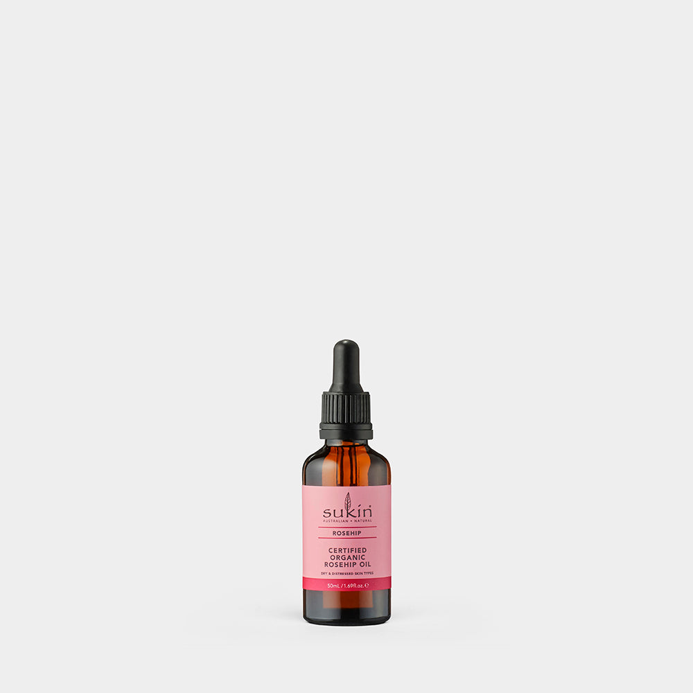 Certified Organic Rosehip Oil 50ml - Sukin